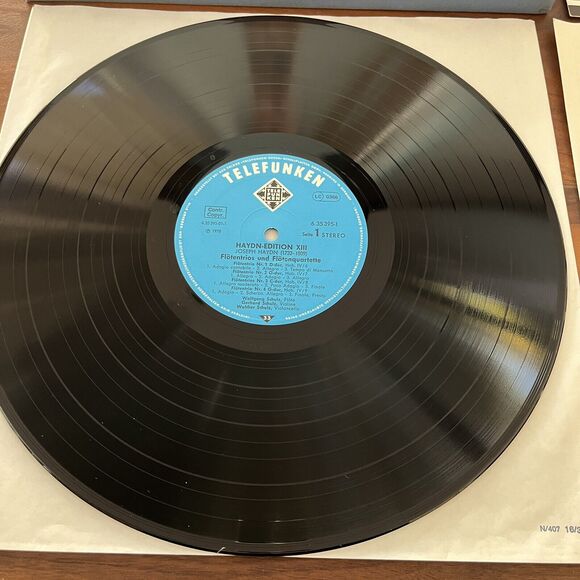 Haydn Edition XIII 6 Flötentrios Op. 100 6 Flötenquartette Op 5 2xLP Telefunken - Picture 4 of 9